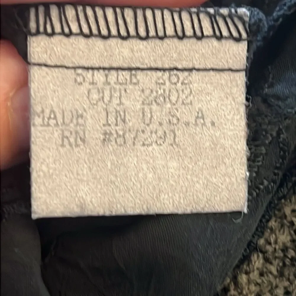 Johnny Was black button down shirt size medium - Picture 8 of 11